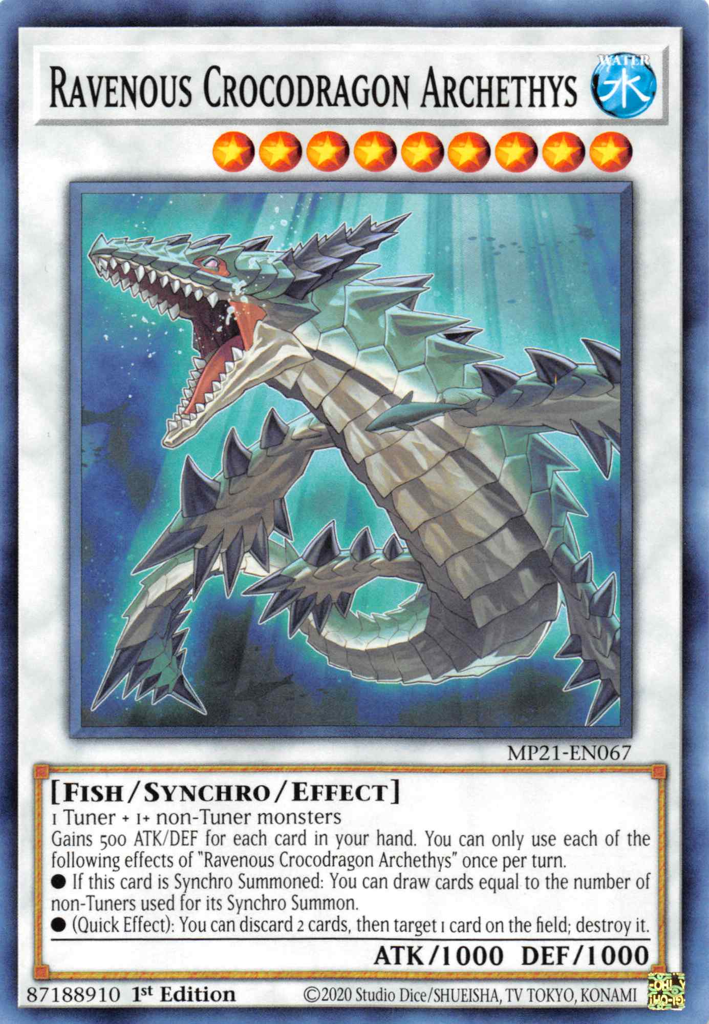 Ravenous Crocodragon Archethys [MP21-EN067] Common | Dragon's Lair Comics and Fantasy Houston TX