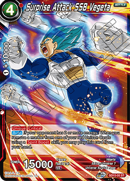 Surprise Attack SSB Vegeta (Starter Deck - Pride of the Saiyans) (SD15-05) [Cross Spirits] | Dragon's Lair Comics and Fantasy Houston TX