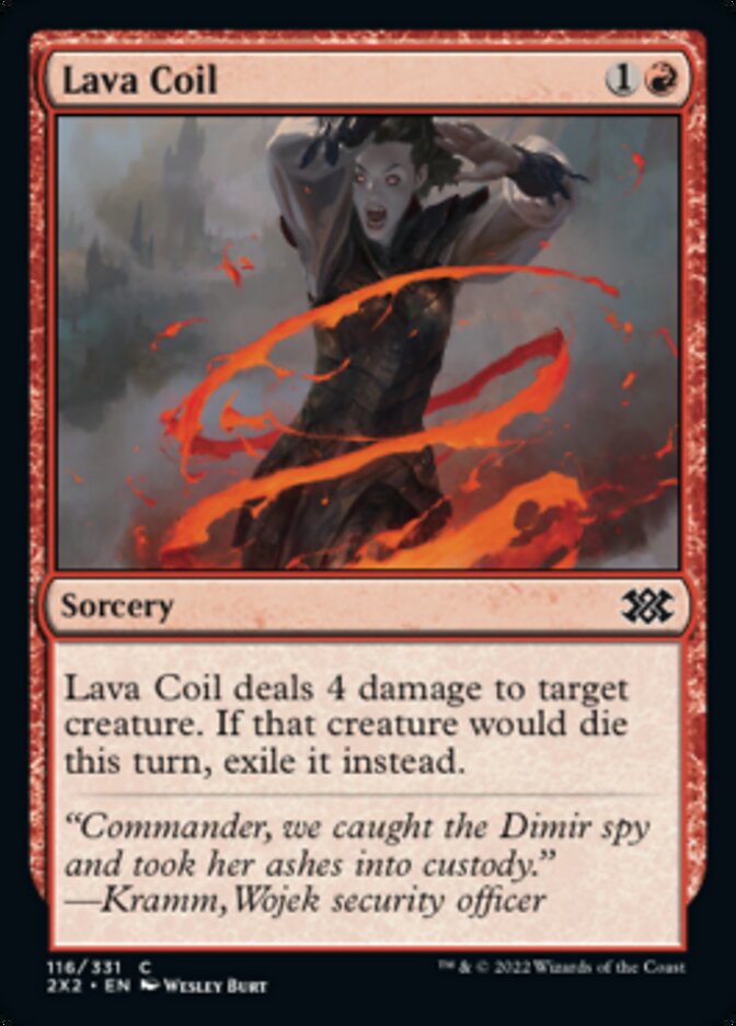 Lava Coil [Double Masters 2022] | Dragon's Lair Comics and Fantasy Houston TX