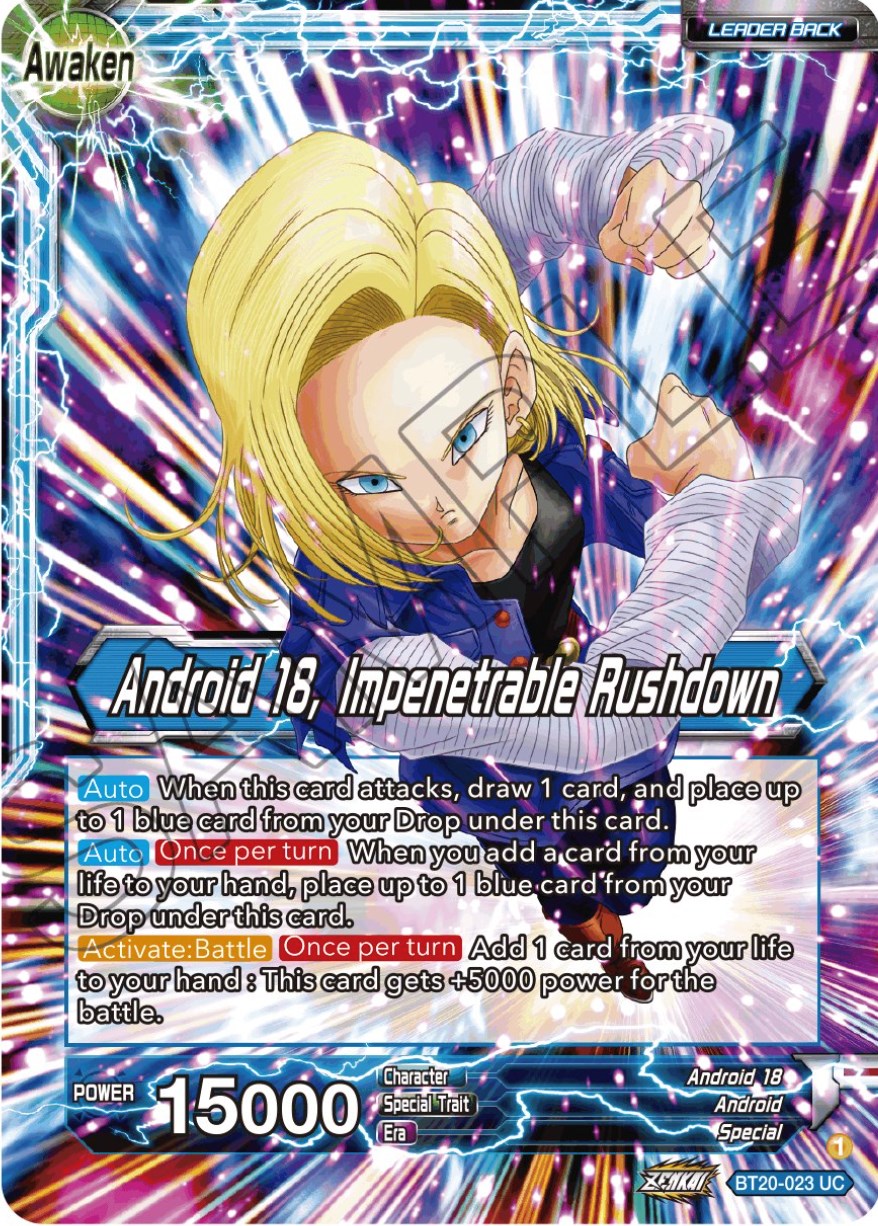Android 18 // Android 18, Impenetrable Rushdown (BT20-023) [Power Absorbed] | Dragon's Lair Comics and Fantasy Houston TX