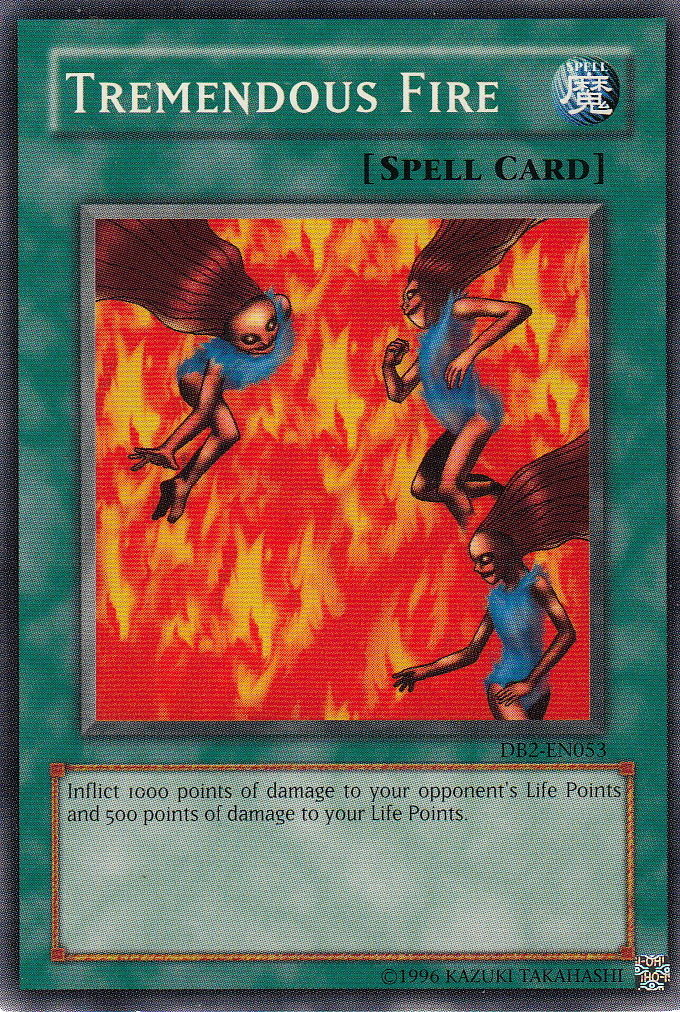 Tremendous Fire [DB2-EN053] Common | Dragon's Lair Comics and Fantasy Houston TX