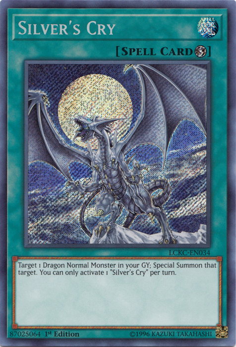 Silver's Cry [LCKC-EN034] Secret Rare | Dragon's Lair Comics and Fantasy Houston TX