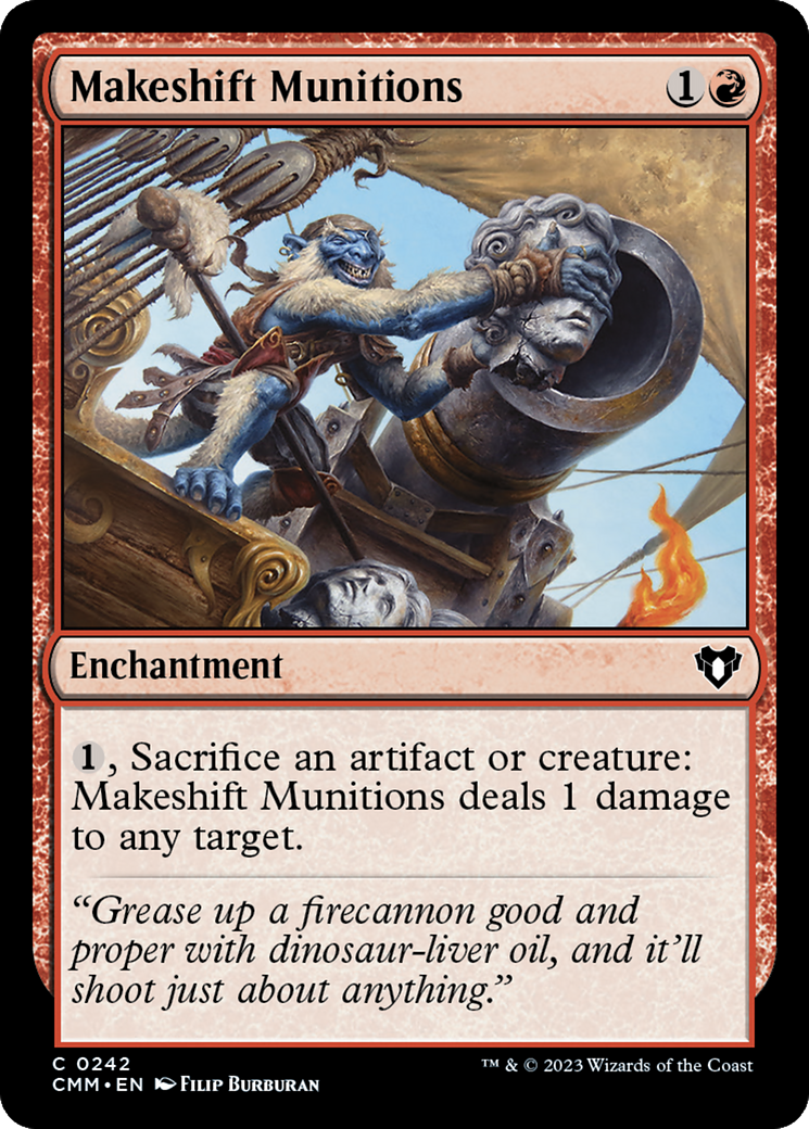 Makeshift Munitions [Commander Masters] | Dragon's Lair Comics and Fantasy Houston TX