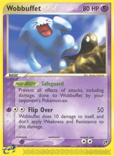 Wobbuffet (26/100) [EX: Sandstorm] | Dragon's Lair Comics and Fantasy Houston TX