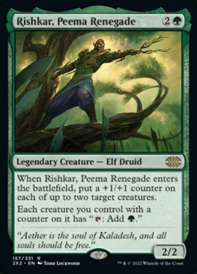 Rishkar, Peema Renegade [Double Masters 2022] | Dragon's Lair Comics and Fantasy Houston TX