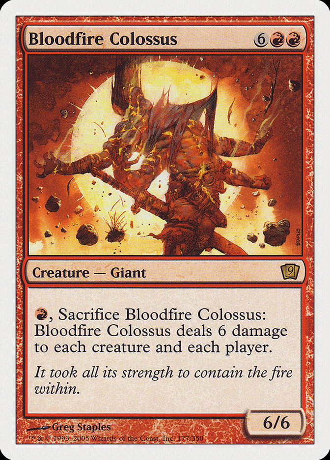 Bloodfire Colossus [Ninth Edition] | Dragon's Lair Comics and Fantasy Houston TX