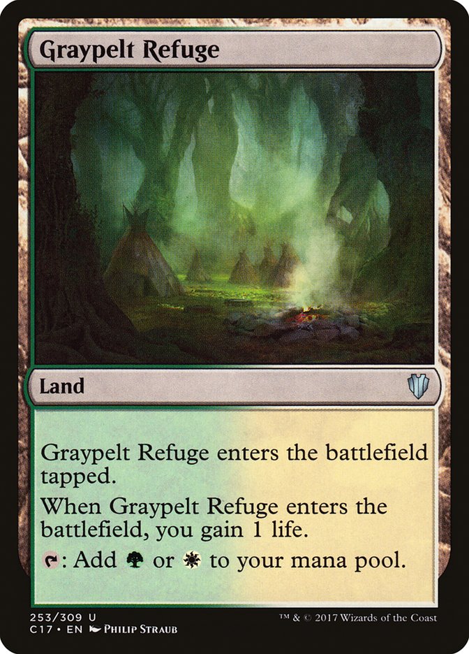 Graypelt Refuge [Commander 2017] | Dragon's Lair Comics and Fantasy Houston TX