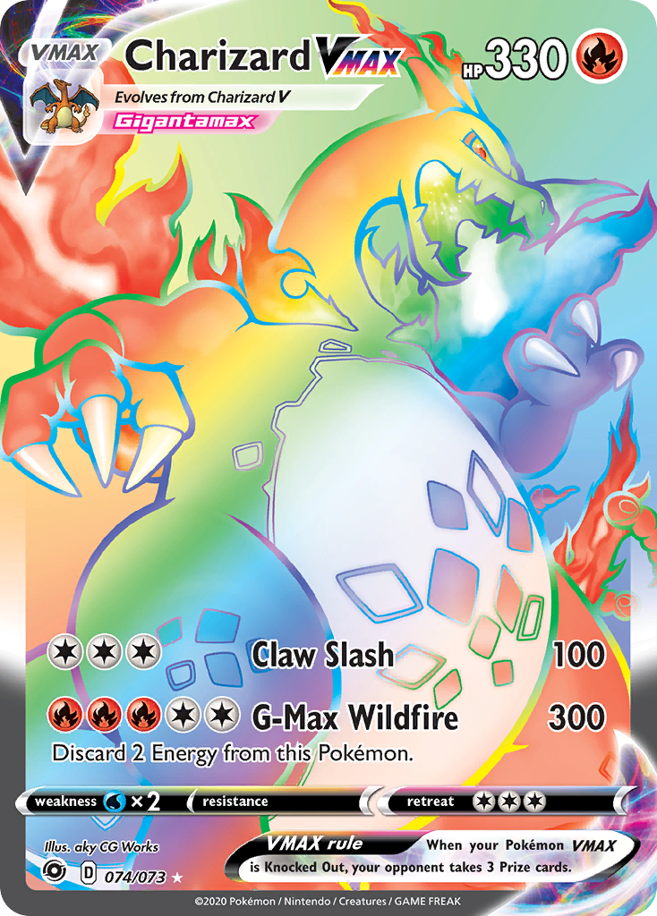 Charizard VMAX (074/073) [Sword & Shield: Champion's Path] | Dragon's Lair Comics and Fantasy Houston TX