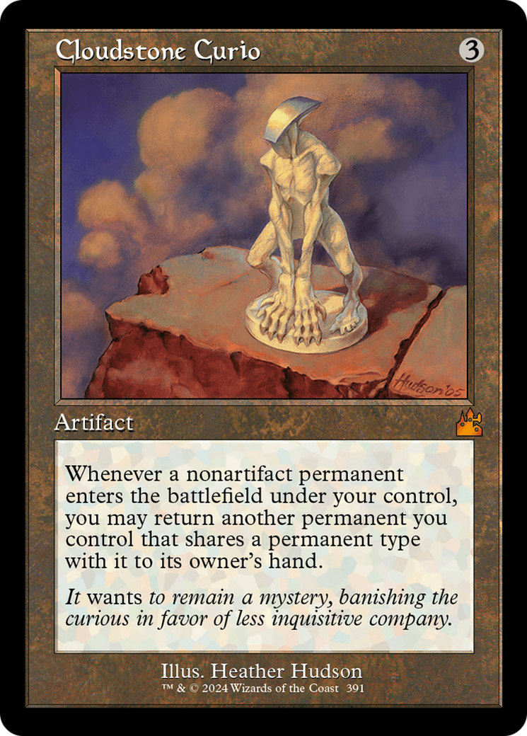 Cloudstone Curio (Retro Frame) [Ravnica Remastered] | Dragon's Lair Comics and Fantasy Houston TX