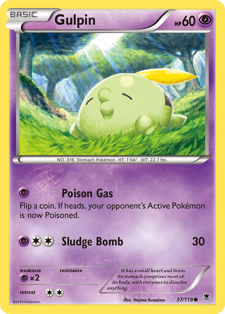 Gulpin (37/119) [XY: Phantom Forces] | Dragon's Lair Comics and Fantasy Houston TX