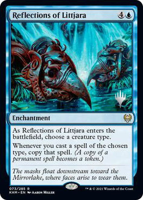 Reflections of Littjara (Promo Pack) [Kaldheim Promos] | Dragon's Lair Comics and Fantasy Houston TX