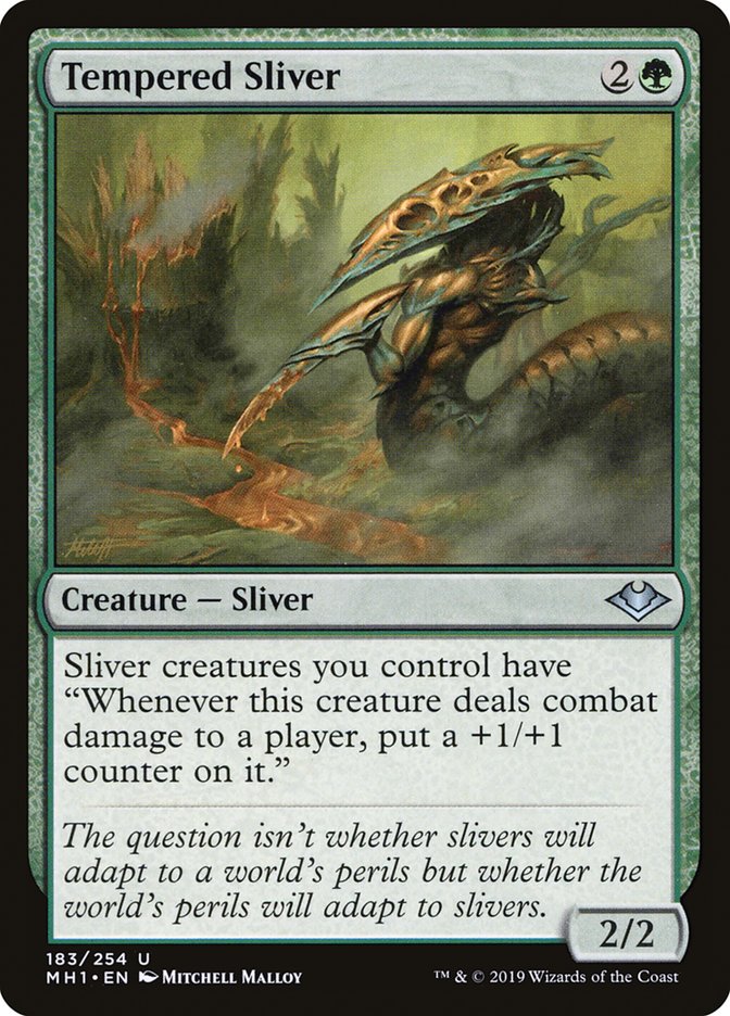 Tempered Sliver [Modern Horizons] | Dragon's Lair Comics and Fantasy Houston TX