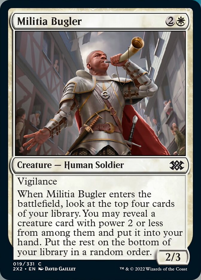 Militia Bugler [Double Masters 2022] | Dragon's Lair Comics and Fantasy Houston TX