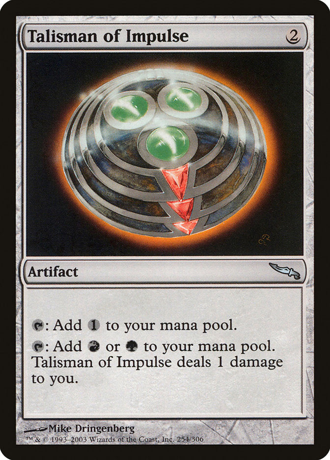 Talisman of Impulse [Mirrodin] | Dragon's Lair Comics and Fantasy Houston TX