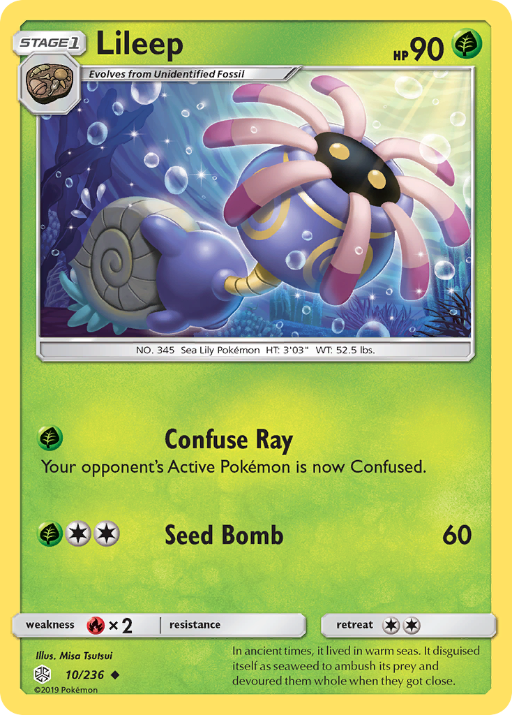 Lileep (10/236) [Sun & Moon: Cosmic Eclipse] | Dragon's Lair Comics and Fantasy Houston TX