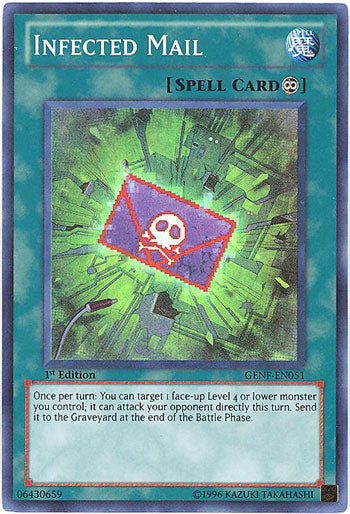 Infected Mail [GENF-EN051] Super Rare | Dragon's Lair Comics and Fantasy Houston TX