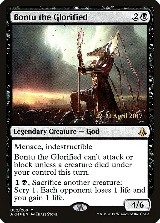 Bontu the Glorified [Amonkhet Prerelease Promos] | Dragon's Lair Comics and Fantasy Houston TX