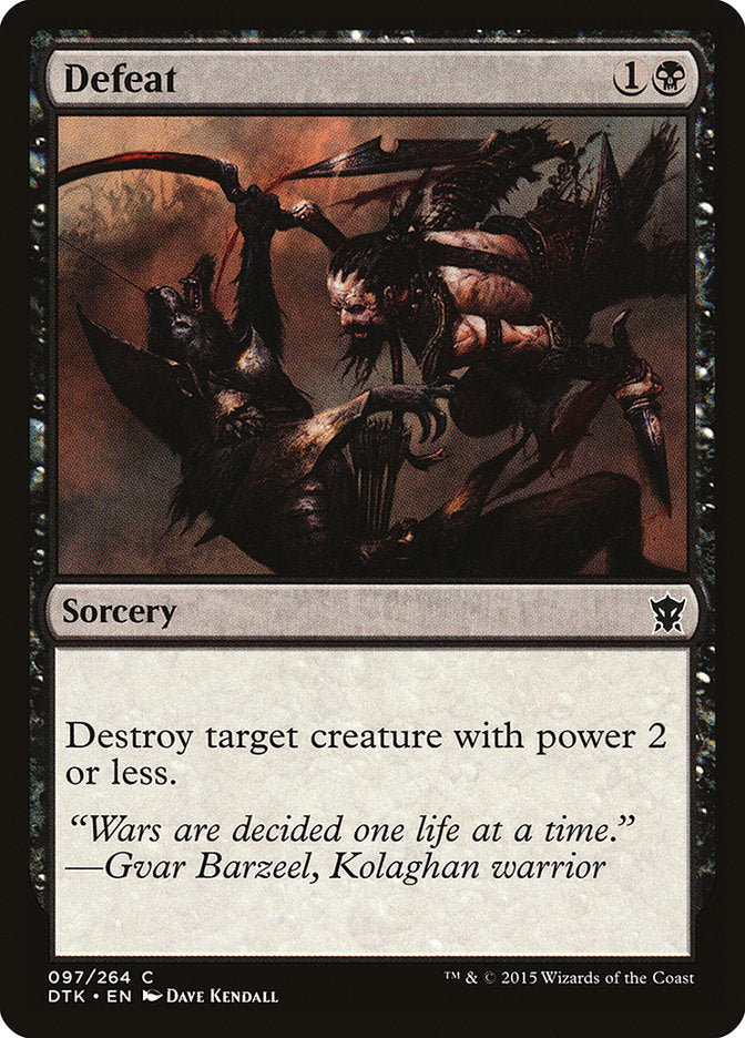 Defeat [Dragons of Tarkir] | Dragon's Lair Comics and Fantasy Houston TX