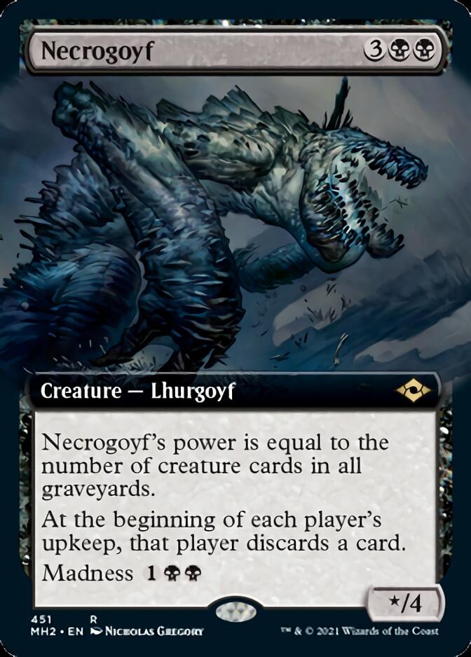 Necrogoyf (Extended Art) [Modern Horizons 2] | Dragon's Lair Comics and Fantasy Houston TX