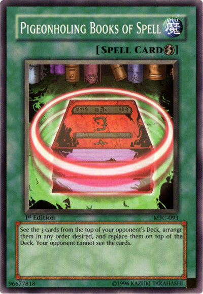 Pigeonholing Books of Spell [MFC-093] Common | Dragon's Lair Comics and Fantasy Houston TX