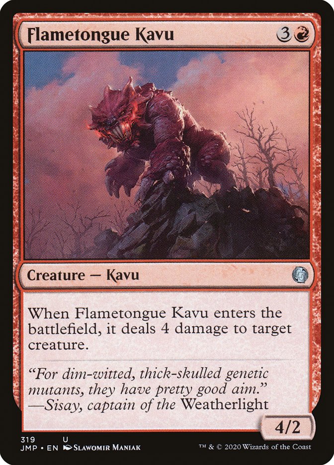 Flametongue Kavu [Jumpstart] | Dragon's Lair Comics and Fantasy Houston TX