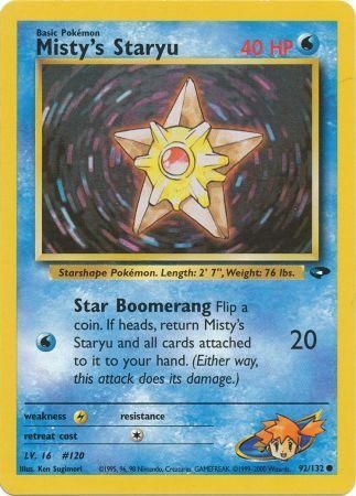 Misty's Staryu (92/132) [Gym Challenge Unlimited] | Dragon's Lair Comics and Fantasy Houston TX