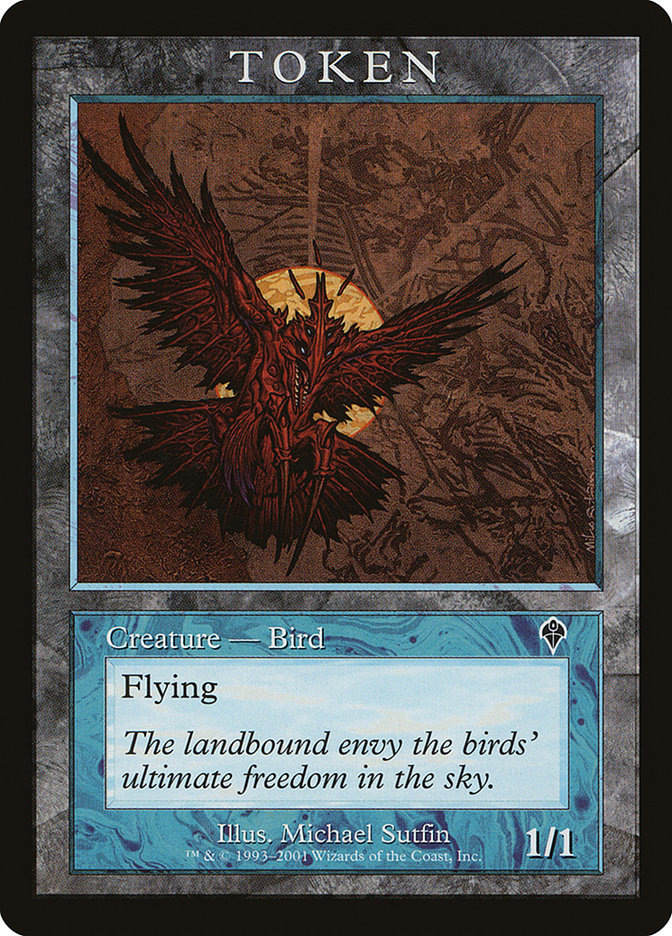 Bird Token [Magic Player Rewards 2001] | Dragon's Lair Comics and Fantasy Houston TX