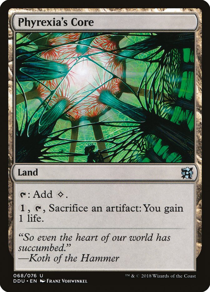 Phyrexia's Core [Duel Decks: Elves vs. Inventors] | Dragon's Lair Comics and Fantasy Houston TX