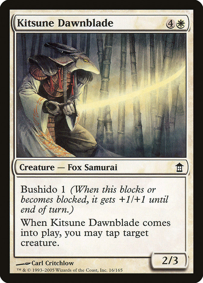 Kitsune Dawnblade [Saviors of Kamigawa] | Dragon's Lair Comics and Fantasy Houston TX