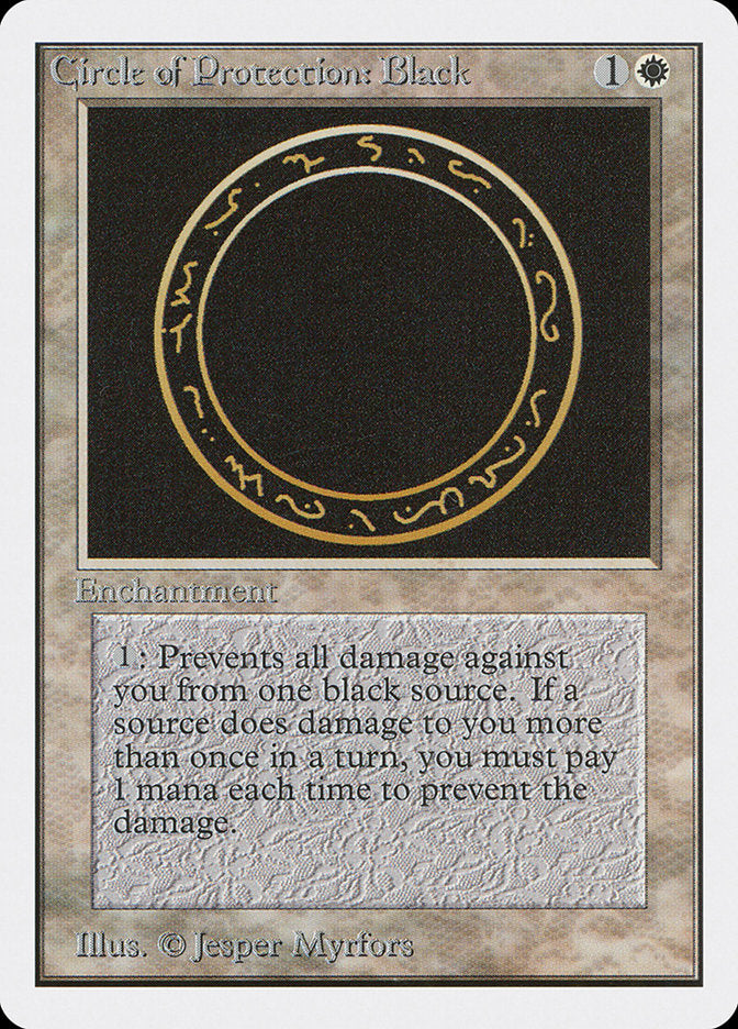 Circle of Protection: Black [Unlimited Edition] | Dragon's Lair Comics and Fantasy Houston TX