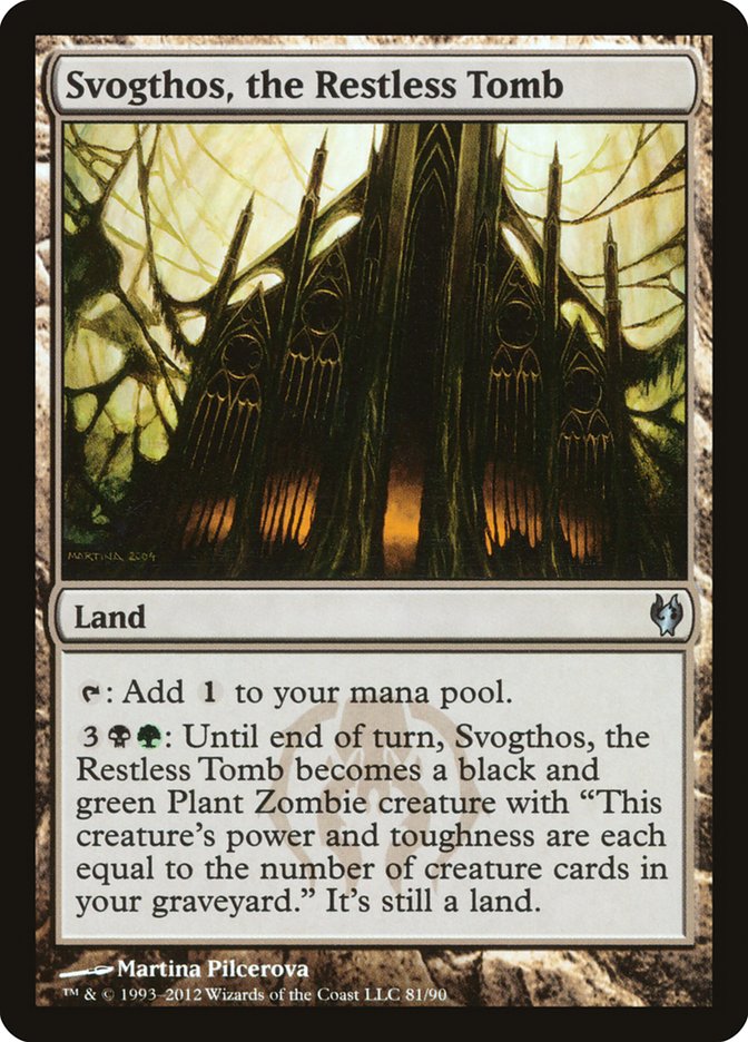 Svogthos, the Restless Tomb [Duel Decks: Izzet vs. Golgari] | Dragon's Lair Comics and Fantasy Houston TX