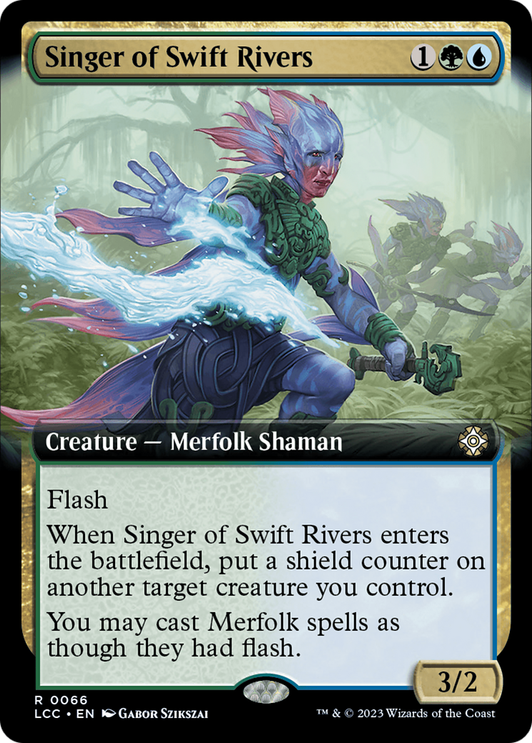 Singer of Swift Rivers (Extended Art) [The Lost Caverns of Ixalan Commander] | Dragon's Lair Comics and Fantasy Houston TX