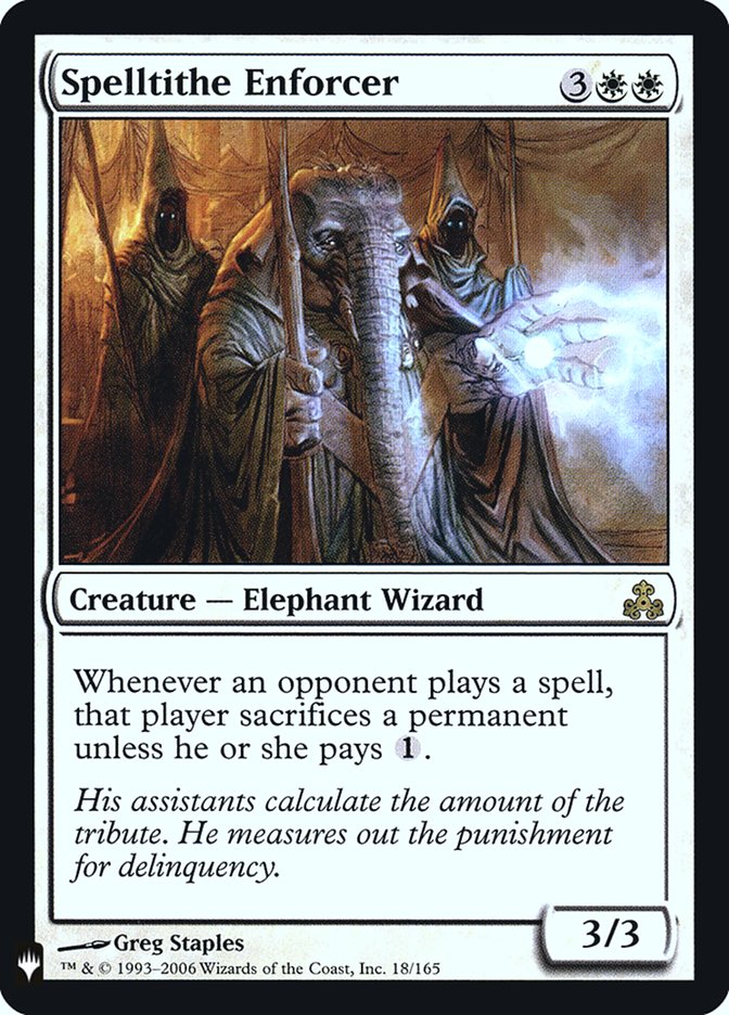 Spelltithe Enforcer [Mystery Booster] | Dragon's Lair Comics and Fantasy Houston TX