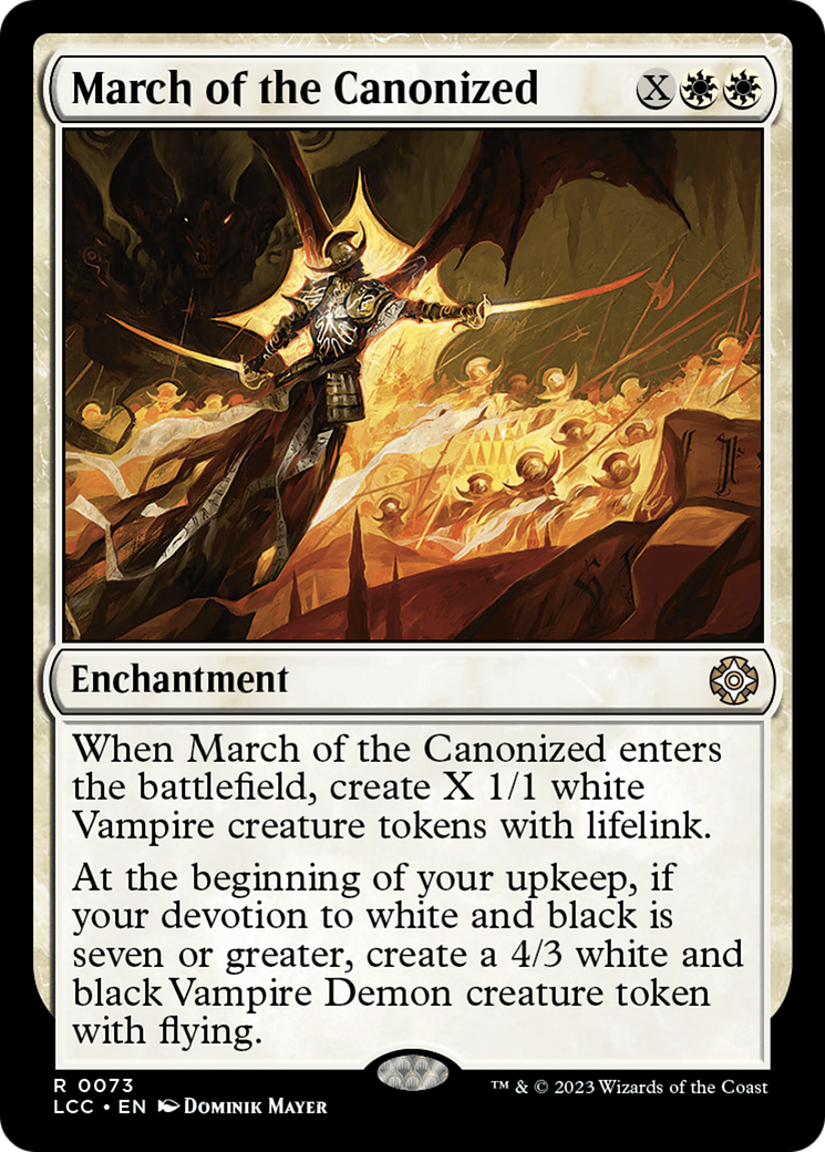 March of the Canonized [The Lost Caverns of Ixalan Commander] | Dragon's Lair Comics and Fantasy Houston TX