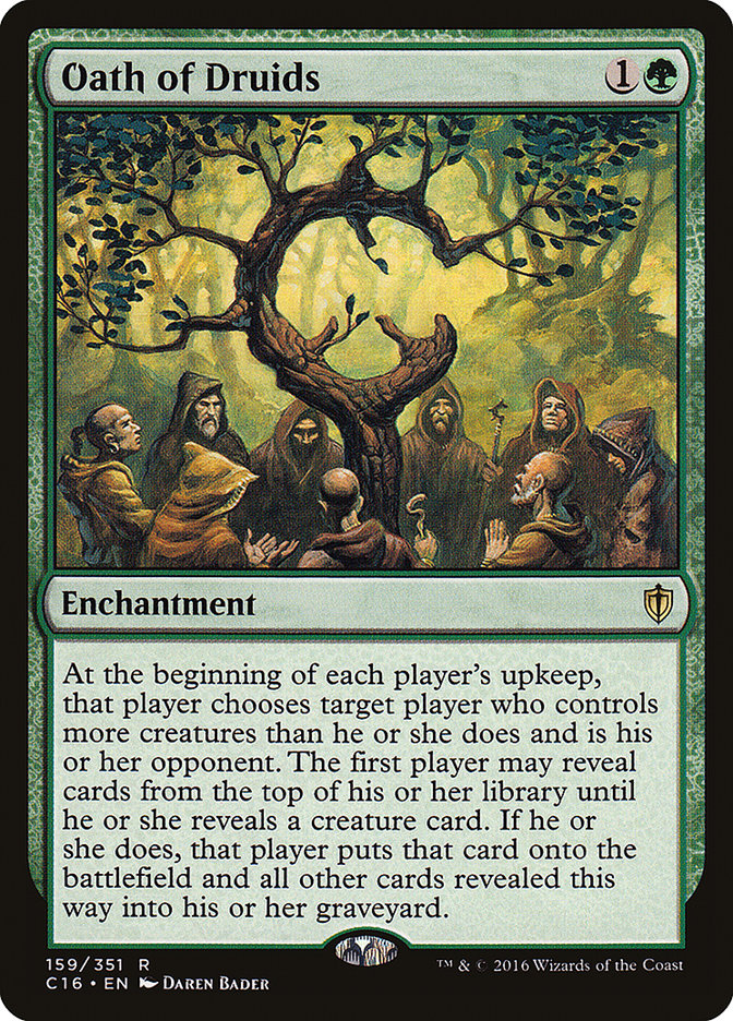 Oath of Druids [Commander 2016] | Dragon's Lair Comics and Fantasy Houston TX
