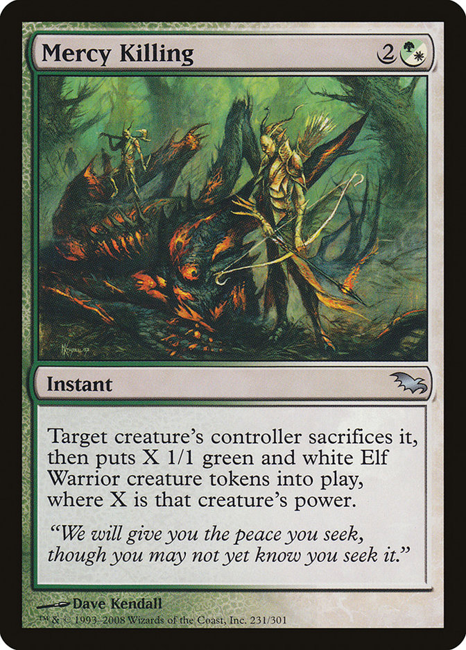 Mercy Killing [Shadowmoor] | Dragon's Lair Comics and Fantasy Houston TX