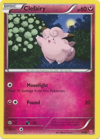 Clefairy (13/30) [XY: Trainer Kit 1 - Wigglytuff] | Dragon's Lair Comics and Fantasy Houston TX
