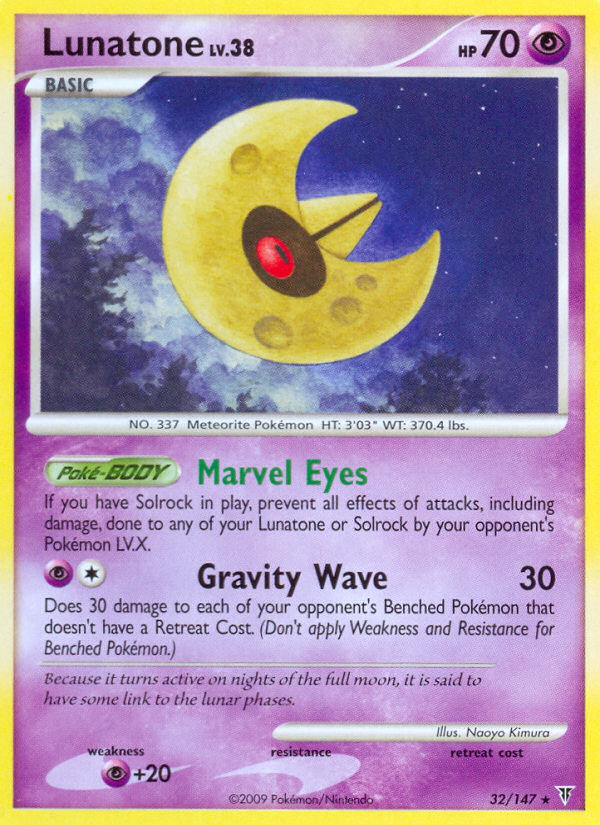 Lunatone (32/147) [Platinum: Supreme Victors] | Dragon's Lair Comics and Fantasy Houston TX