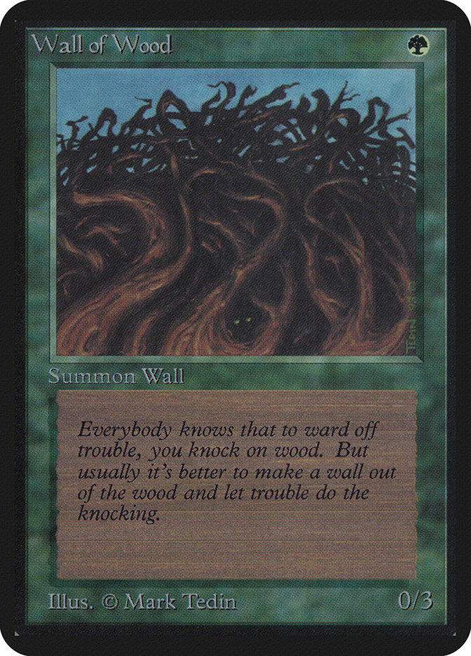 Wall of Wood [Alpha Edition] | Dragon's Lair Comics and Fantasy Houston TX