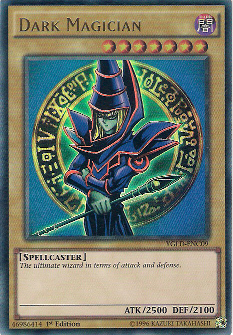 Dark Magician [YGLD-ENC09] Ultra Rare | Dragon's Lair Comics and Fantasy Houston TX