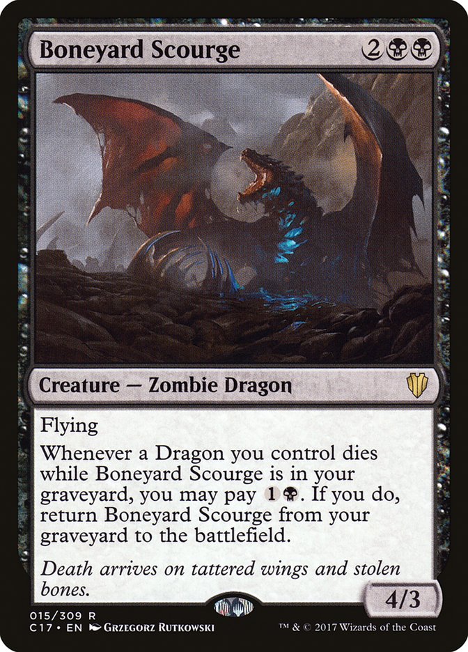 Boneyard Scourge [Commander 2017] | Dragon's Lair Comics and Fantasy Houston TX