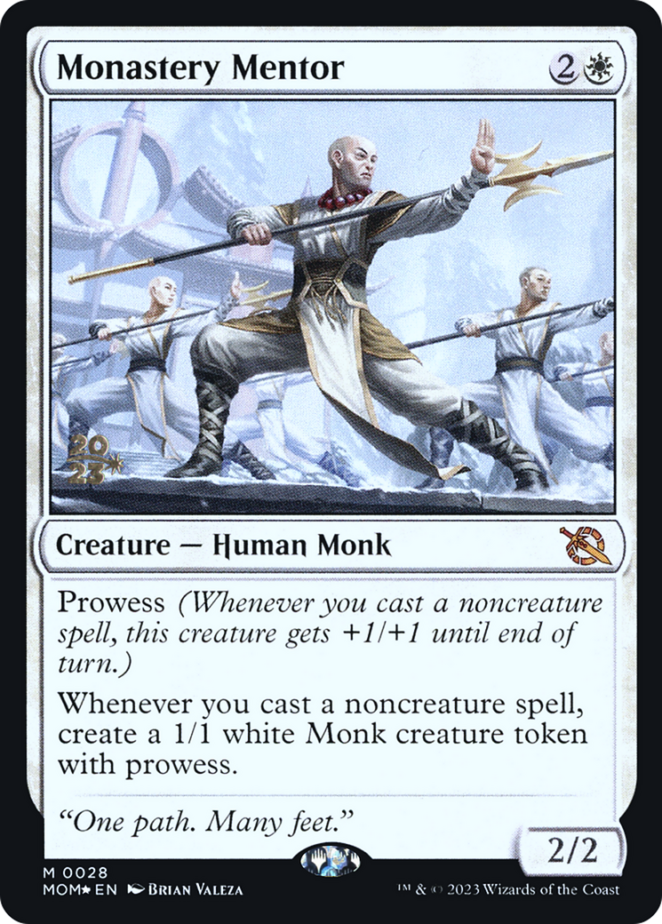 Monastery Mentor [March of the Machine Prerelease Promos] | Dragon's Lair Comics and Fantasy Houston TX