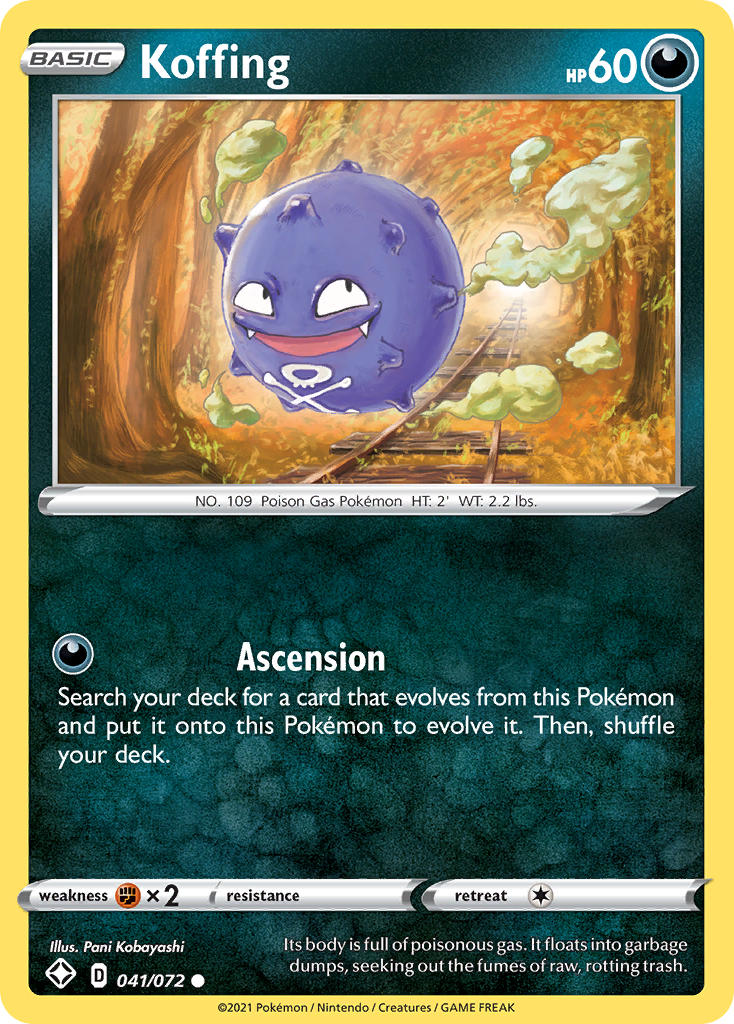 Koffing (041/072) [Sword & Shield: Shining Fates] | Dragon's Lair Comics and Fantasy Houston TX