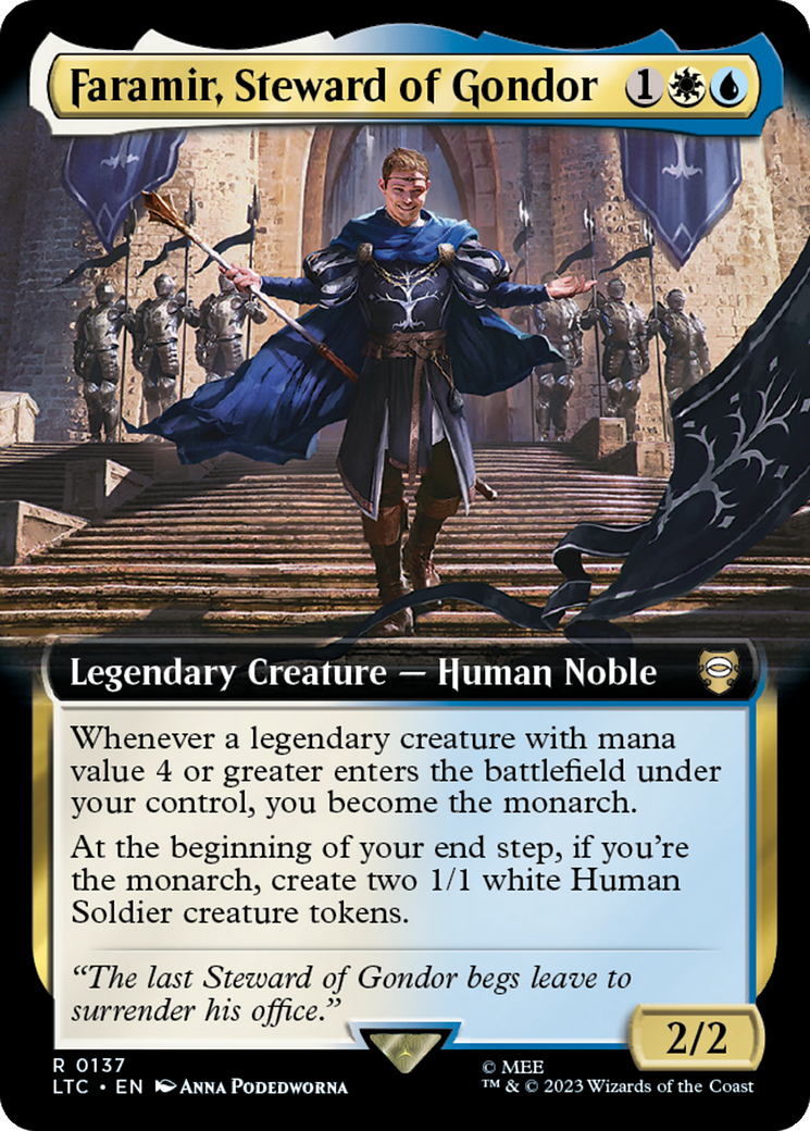 Faramir, Steward of Gondor (Extended Art) [The Lord of the Rings: Tales of Middle-Earth Commander] | Dragon's Lair Comics and Fantasy Houston TX