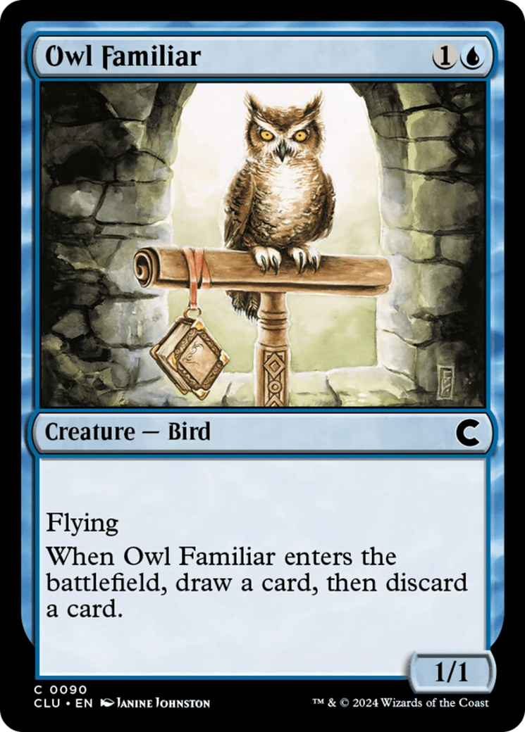 Owl Familiar [Ravnica: Clue Edition] | Dragon's Lair Comics and Fantasy Houston TX