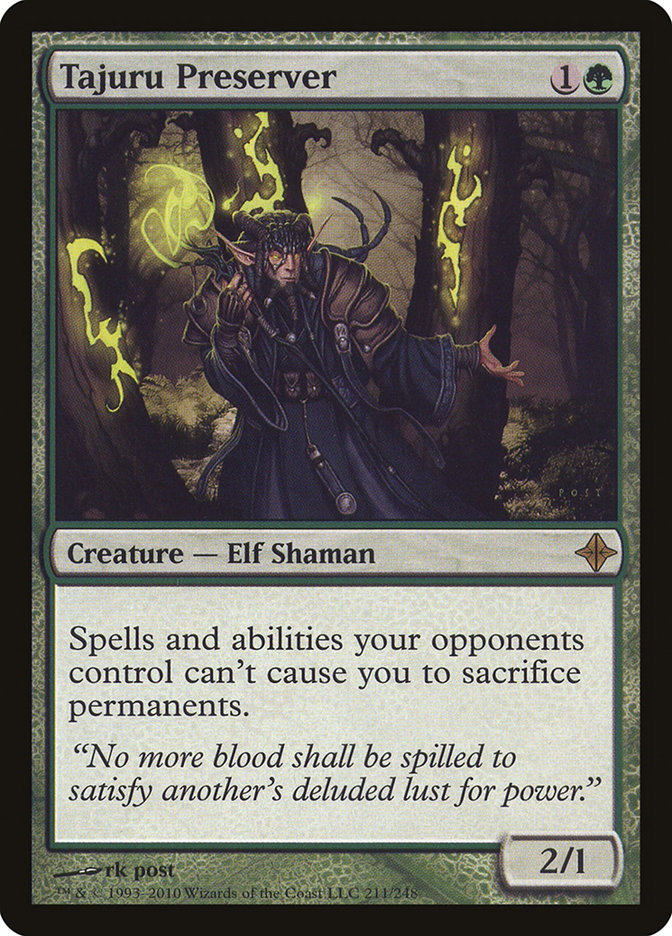 Tajuru Preserver [Rise of the Eldrazi] | Dragon's Lair Comics and Fantasy Houston TX