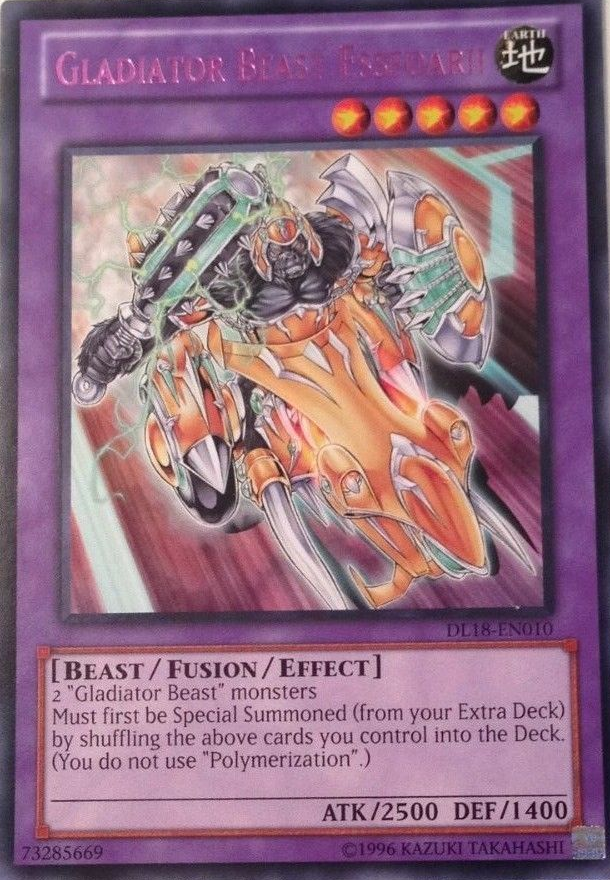 Gladiator Beast Essedarii (Purple) [DL18-EN010] Rare | Dragon's Lair Comics and Fantasy Houston TX