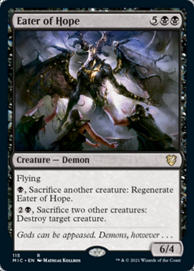 Eater of Hope [Innistrad: Midnight Hunt Commander] | Dragon's Lair Comics and Fantasy Houston TX