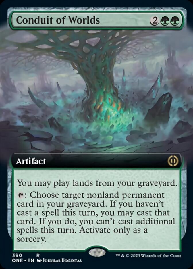Conduit of Worlds (Extended Art) [Phyrexia: All Will Be One] | Dragon's Lair Comics and Fantasy Houston TX