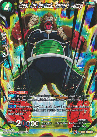 Great Ape Bardock, Raider's Warcry (DB1-061) [Dragon Brawl] | Dragon's Lair Comics and Fantasy Houston TX